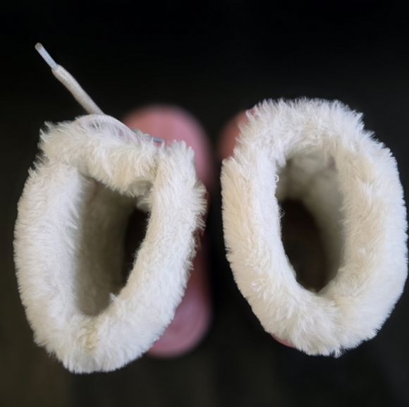 Juicy Couture Escalon Pink Waterproof Flat Heel Snow Rain Boot Fur Lined Baby 7 - Picture 5 of 7